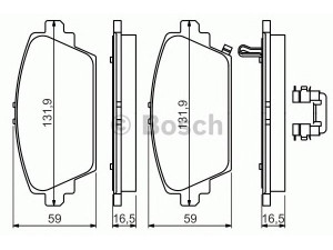 BOSCH 0 986 494 633 stabdžių trinkelių rinkinys, diskinis stabdys 
 Techninės priežiūros dalys -> Papildomas remontas
45022-S1A-E00, 45022-S1A-E02, 45022-S1A-E50