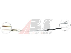 A.B.S. K19635 trosas, stovėjimo stabdys 
 Stabdžių sistema -> Valdymo svirtys/trosai
522445, 9127187