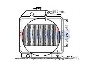 AKS DASIS 390037N radiatorius, variklio aušinimas