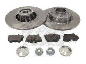 MAPCO 47761 stabdžių rinkinys, diskiniai stabdžiai 
 Stabdžių sistema -> Diskinis stabdys -> Stabdžių remonto rinkinys