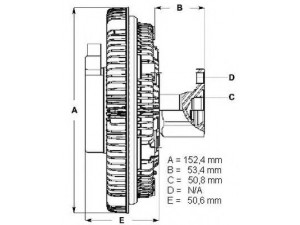 BERU LK115 sankaba, radiatoriaus ventiliatorius 
 Aušinimo sistema -> Radiatoriaus ventiliatorius
50 10 140 893