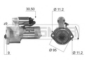 MESSMER 220003 starteris 
 Elektros įranga -> Starterio sistema -> Starteris
23300-10T01, 23300-10T02, 23300-80G00