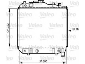 VALEO 731042 radiatorius, variklio aušinimas 
 Aušinimo sistema -> Radiatorius/alyvos aušintuvas -> Radiatorius/dalys
B102-15-200, B10215200