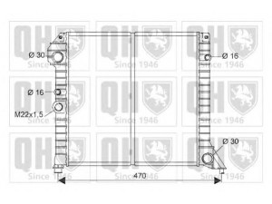 QUINTON HAZELL QER1879 radiatorius, variklio aušinimas 
 Aušinimo sistema -> Radiatorius/alyvos aušintuvas -> Radiatorius/dalys
410658, 446869, 449994, 454075