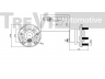 TREVI AUTOMOTIVE WB2282 rato guolio komplektas 
 Ašies montavimas/vairavimo mechanizmas/ratai -> Rato stebulė/montavimas -> Rato guolis