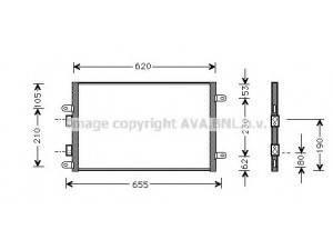 AVA QUALITY COOLING AL5077 kondensatorius, oro kondicionierius 
 Oro kondicionavimas -> Kondensatorius
46768973, 7736379