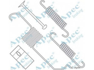 APEC braking KIT963 priedų komplektas, stabdžių trinkelės 
 Stabdžių sistema -> Būgninis stabdys -> Dalys/priedai