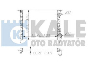 KALE OTO RADYATÖR 161700 radiatorius, variklio aušinimas 
 Aušinimo sistema -> Radiatorius/alyvos aušintuvas -> Radiatorius/dalys
77 00 784 038, 77 01 034 769, 77 01 395 094