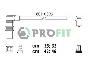 PROFIT 1801-0399 uždegimo laido komplektas 
 Kibirkšties / kaitinamasis uždegimas -> Uždegimo laidai/jungtys
036905409K, 036905483G, 036905483G
