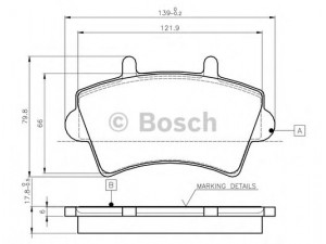 BOSCH 0 986 TB2 392 stabdžių trinkelių rinkinys, diskinis stabdys 
 Techninės priežiūros dalys -> Papildomas remontas
4106000QAD, 77012 07339, 1605980