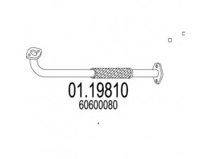 MTS 01.19810 išleidimo kolektorius 
 Išmetimo sistema -> Išmetimo vamzdžiai
60600080
