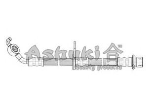 ASHUKI 1110-4612 stabdžių žarnelė 
 Stabdžių sistema -> Stabdžių žarnelės
1 987 476 108/BOSCH, 90947-02C55