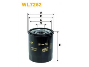 WIX FILTERS WL7252 alyvos filtras 
 Filtrai -> Alyvos filtras
46544820, 46751179, 55230822, 55256470