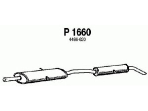 FENNO P1660 galinis duslintuvas 
 Išmetimo sistema -> Duslintuvas
4486620