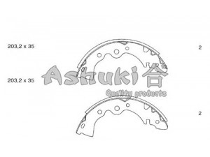 ASHUKI N011-40 stabdžių trinkelių komplektas 
 Techninės priežiūros dalys -> Papildomas remontas
0 986 487 398/BOSCH, 44060-04A00