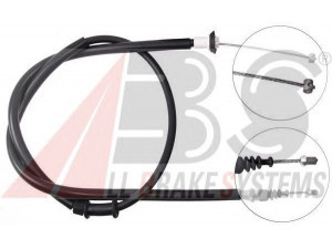 A.B.S. K16738 trosas, stovėjimo stabdys 
 Stabdžių sistema -> Valdymo svirtys/trosai
51753527, 51826363