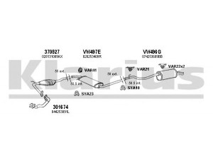 KLARIUS 930794U išmetimo sistema 
 Išmetimo sistema -> Išmetimo sistema, visa