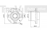TREVI AUTOMOTIVE WB1864 rato guolio komplektas 
 Ašies montavimas/vairavimo mechanizmas/ratai -> Rato stebulė/montavimas -> Rato guolis