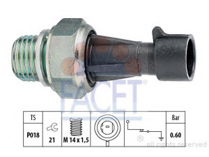 FACET 7.0129 alyvos slėgio jungiklis 
 Variklis -> Variklio elektra
504026706, 504310254, 98442879