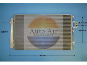 AUTO AIR GLOUCESTER 16-9974 kondensatorius, oro kondicionierius 
 Oro kondicionavimas -> Kondensatorius
976061U000, 976061U100