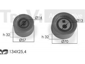 TREVI AUTOMOTIVE KD1044 paskirstymo diržo komplektas 
 Techninės priežiūros dalys -> Papildomas remontas
0831L0, 0831L1, 0831T9, 0831L0