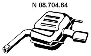 EBERSPÄCHER 08.704.84 galinis duslintuvas
58 52 319