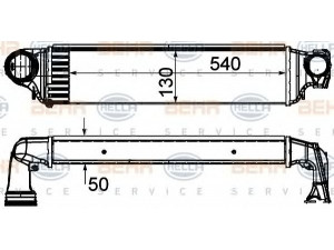 HELLA 8ML 376 899-101 tarpinis suslėgto oro aušintuvas, kompresorius 
 Variklis -> Oro tiekimas -> Įkrovos agregatas (turbo/superįkrova) -> Tarpinis suslėgto oro aušintuvas
17 51 7 786 351, 7 786 351
