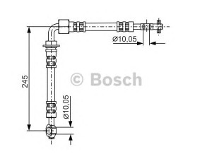 BOSCH 1 987 481 282 stabdžių žarnelė 
 Stabdžių sistema -> Stabdžių žarnelės
90947 02684