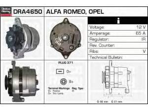 DELCO REMY DRA4650 kintamosios srovės generatorius 
 Elektros įranga -> Kint. sr. generatorius/dalys -> Kintamosios srovės generatorius
1204041, 1204042, 1204072, 1204100
