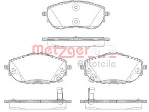METZGER 1170797 stabdžių trinkelių rinkinys, diskinis stabdys 
 Techninės priežiūros dalys -> Papildomas remontas
04465-02390