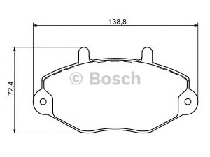 BOSCH 0 986 494 287 stabdžių trinkelių rinkinys, diskinis stabdys 
 Techninės priežiūros dalys -> Papildomas remontas
1502952, 1074972, 1301592, 6197739