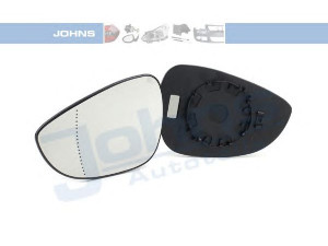 JOHNS 32 03 37-80 veidrodėlio stiklas, išorinis veidrodėlis 
 Kėbulas -> Keleivių kabina -> Veidrodėlis
1 514 088, 1 531 441, 1 671 412