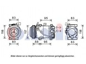 AKS DASIS 852577N kompresorius, oro kondicionierius 
 Oro kondicionavimas -> Kompresorius/dalys