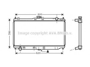 AVA QUALITY COOLING MZ2138 radiatorius, variklio aušinimas 
 Aušinimo sistema -> Radiatorius/alyvos aušintuvas -> Radiatorius/dalys
BP4W15200A