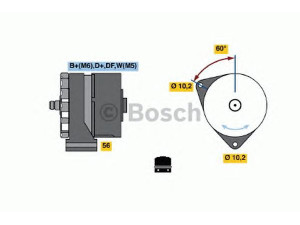 BOSCH 0 986 033 620 kintamosios srovės generatorius 
 Elektros įranga -> Kint. sr. generatorius/dalys -> Kintamosios srovės generatorius
1176510, 42498214, 01173879, 01176510
