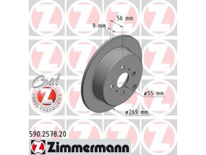 ZIMMERMANN 590.2578.20 stabdžių diskas 
 Dviratė transporto priemonės -> Stabdžių sistema -> Stabdžių diskai / priedai
42431-12210, 42431-12250, 42431-52050