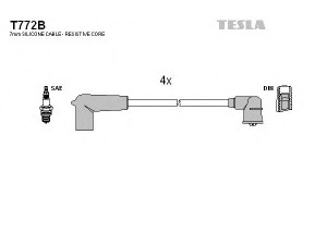 TESLA T772B uždegimo laido komplektas 
 Kibirkšties / kaitinamasis uždegimas -> Uždegimo laidai/jungtys