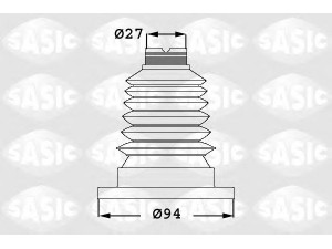 SASIC 1906001 gofruotoji membrana, kardaninis velenas 
 Ratų pavara -> Gofruotoji membrana
1K0498201B, 6Q0498201A, 1K0498201B