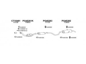 VENEPORTE 450076 išmetimo sistema 
 Išmetimo sistema -> Išmetimo sistema, visa