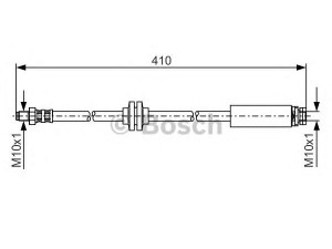BOSCH 1 987 481 022 stabdžių žarnelė 
 Stabdžių sistema -> Stabdžių žarnelės
BP4L-43-980D, BP4L-43-980E