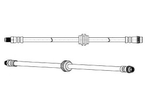FERODO FHY2677 stabdžių žarnelė 
 Stabdžių sistema -> Stabdžių žarnelės
462107573R, 8200441654