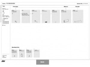 DINEX 247100018 išmetimo sistema