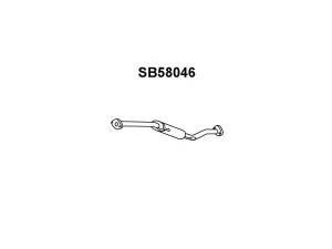 VENEPORTE SB58046 priekinis duslintuvas 
 Išmetimo sistema -> Duslintuvas
8822249