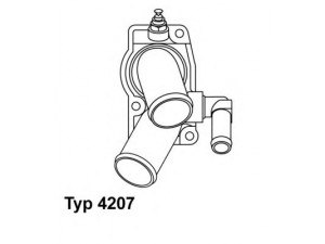 WAHLER 4207.92D termostatas, aušinimo skystis 
 Aušinimo sistema -> Termostatas/tarpiklis -> Thermostat
13 38 002, 91 28 786, 9 128 786
