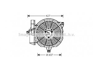 AVA QUALITY COOLING HY7515 ventiliatorius, radiatoriaus 
 Aušinimo sistema -> Oro aušinimas
9773026150, 9773526101, 9773726000