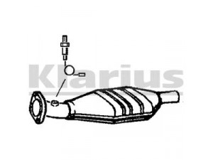 KLARIUS 311199 katalizatoriaus keitiklis 
 Išmetimo sistema -> Katalizatoriaus keitiklis
7700844691, 7700844692