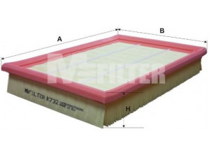 MFILTER K 732 oro filtras 
 Techninės priežiūros dalys -> Techninės priežiūros intervalai