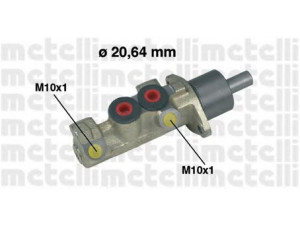 METELLI 05-0146 pagrindinis cilindras, stabdžiai 
 Stabdžių sistema -> Pagrindinis stabdžių cilindras
4601.99, 77 00 804 899, 77 01 204 609