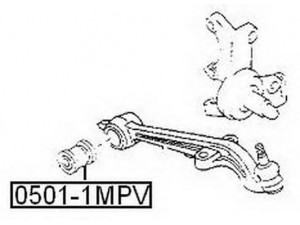 ASVA 0501-1MPV valdymo svirties/išilginių svirčių įvorė 
 Ašies montavimas/vairavimo mechanizmas/ratai -> Valdymo svirtis/pasukamosios svirties sujungimas -> Montavimas/sutvirtinimas
LB41-34-460, LB41-34-460, LB82-34-300