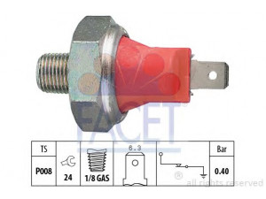 FACET 7.0017 alyvos slėgio jungiklis 
 Variklis -> Variklio elektra
83530-14030-000, 83530-87705, 83530-87705-000